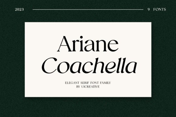 Ariane Coachella Font for Business
