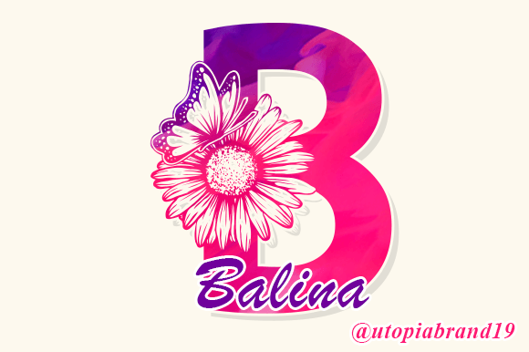 Balina Monogram: A Web Designer’s Take on a Romantic Decorative Font
