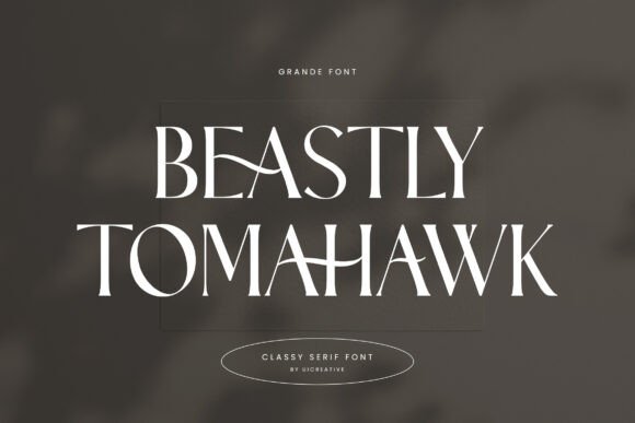 Beastly Tomahawk: A Stylish Serif for Business