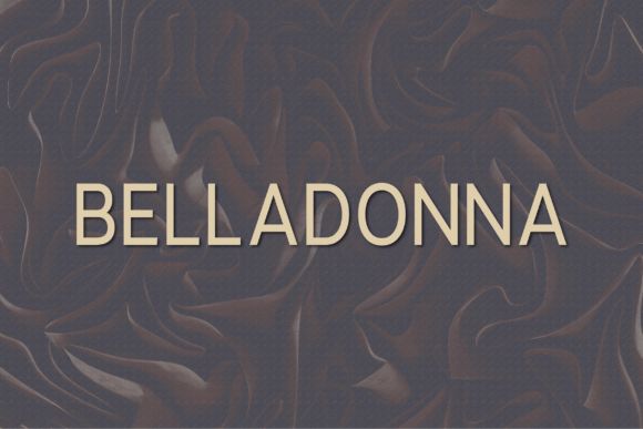 Belladonna: A Sans Serif Typeface Built for Digital Branding