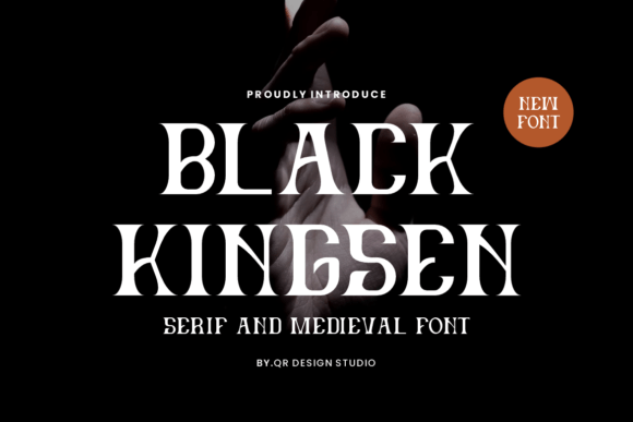 Black Kingsen: A Serif Font That Elevates Handmade Crafts