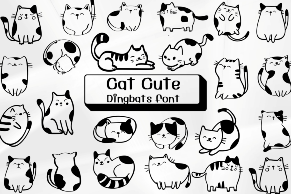 Cat Cute: A Dingbat Font That Adds Charm to Small Business Branding