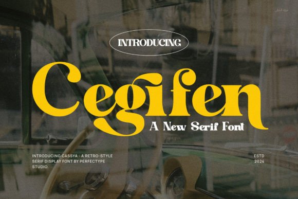 Cegifen: A Refined Serif Font for Modern Web Design Projects