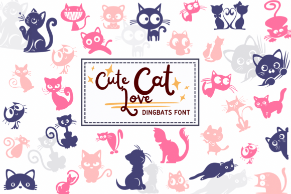 Cute Cat Love: A Font That Puts Whiskers on Your Brand