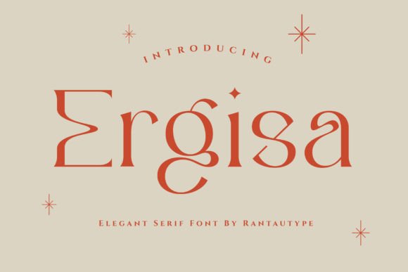Ergisa: A Serif Font Built for Refined Campaign Visuals