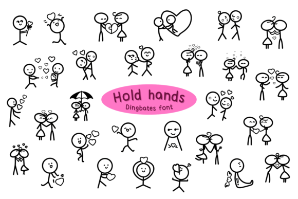 Hold Hands: A Designer’s Review of a Playful Dingbat Font