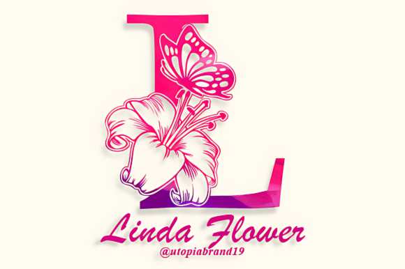 Linda Flower Monogram: A Decorative Typeface for Editorial Elegance