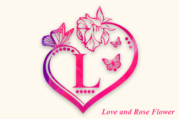 Love and Rose Flower Font: Elegant Designs for Handmade Goods