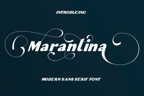 Marantina: A Smooth Sans Serif Font for Brand Marketing