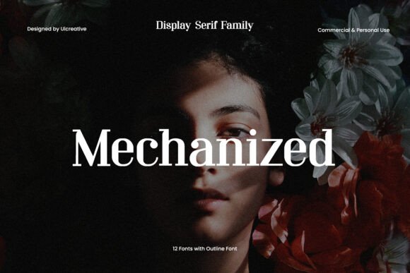 Mechanized: A Modern Serif Font for Editorial Design