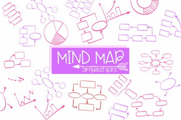 Mind Map Font Brings Handmade Products to Life with Whimsical Charm