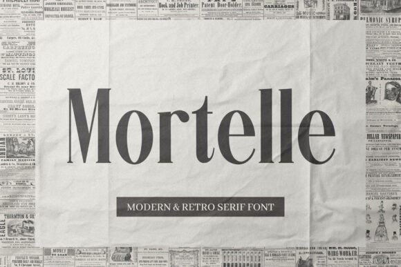 Mortelle: A Bold Serif Font for Marketing Content That Stops the Scroll