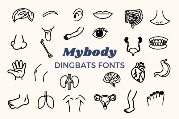 My Body Font Brings Whimsy to Handmade Crafts and Product Design