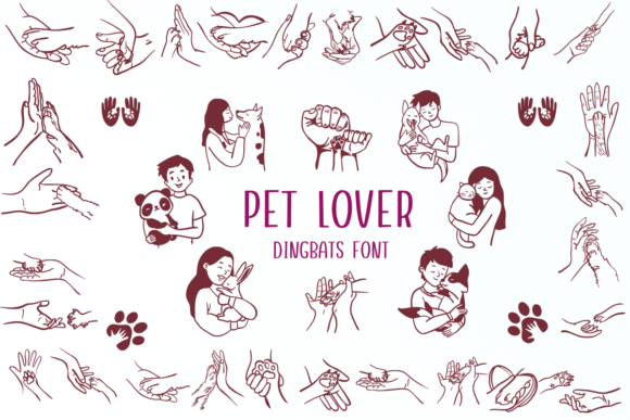 Pet Lover Font: A Compassionate Dingbats Typeface for Marketers