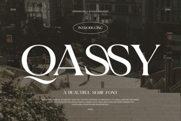 Qassy: The Serif Font That Elevates Campaign Visuals