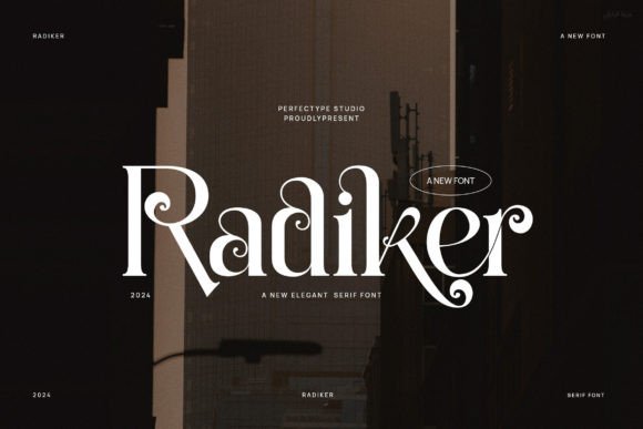 Radiker: A Serif Typeface for Editorial Design