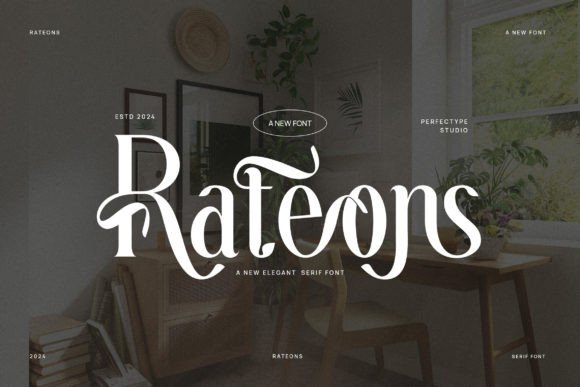 Reteons: A Serif Font for Craft and Digital Branding