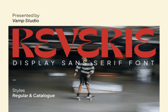Reverie Sans Serif Font for Handmade Product Design