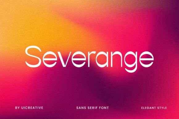 Severange: A Bold Sans Serif for Modern Design