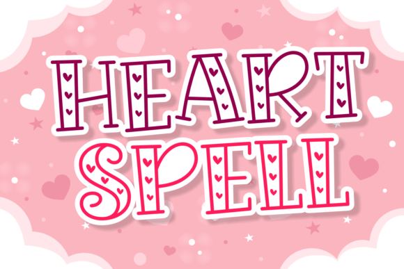 Testing Heart Spell Font in a Real Web Design Project