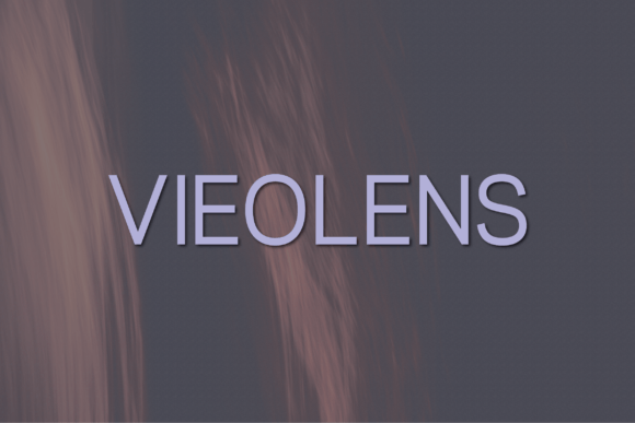 Vieolens: The Clean, Modern Typeface for Your Handmade Goods