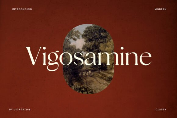 Vigosamine: A Bold Serif for Business Branding